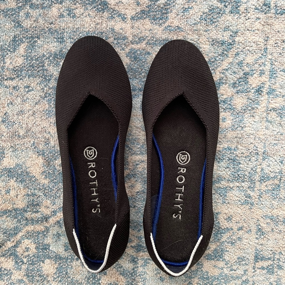 Rothy's Black Flats